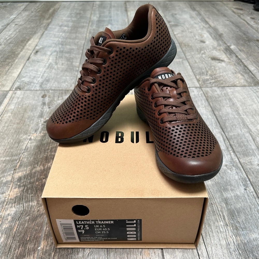 NEW NOBULL Leather Trainers